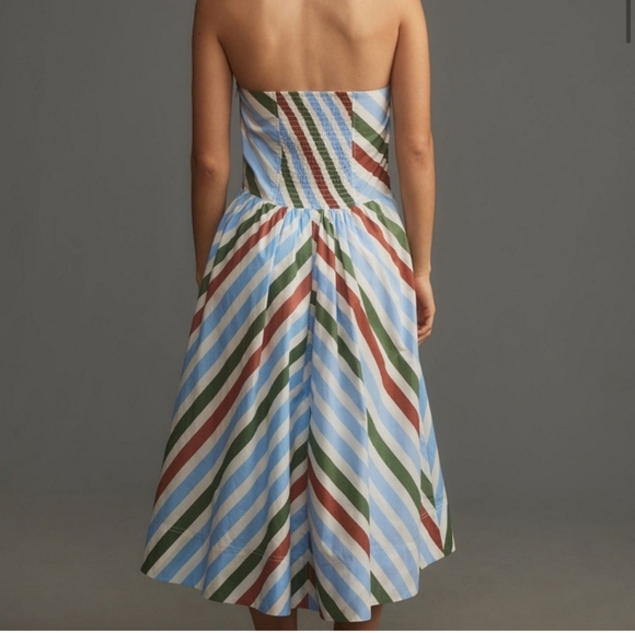 Anthropologie Maeve NWTs Halter Midi Sundress - Picture 7 of 7